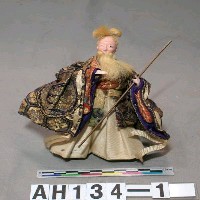 藏品(日本風俗品－松山人偶一對)的圖片